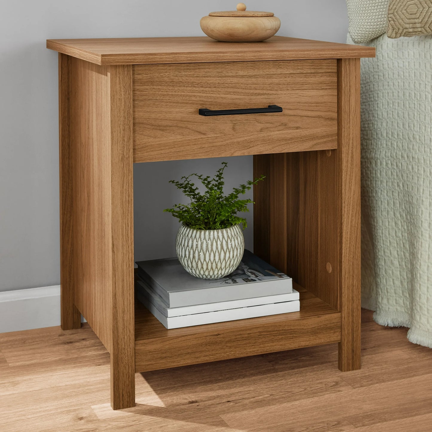 Popper Nightstand with Drawer