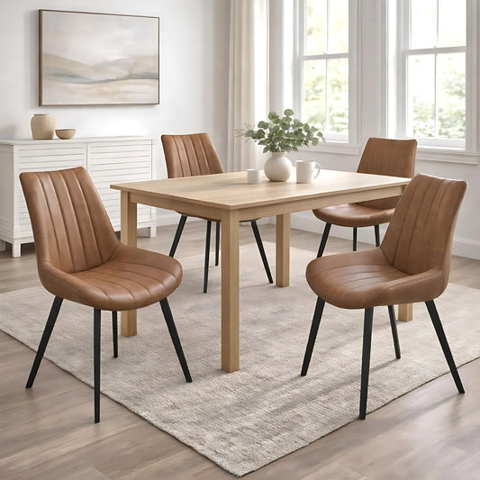 Malmo Tan Dining Chair