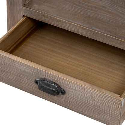 Haldon Collection 1 Drawer Side Table With Shelf