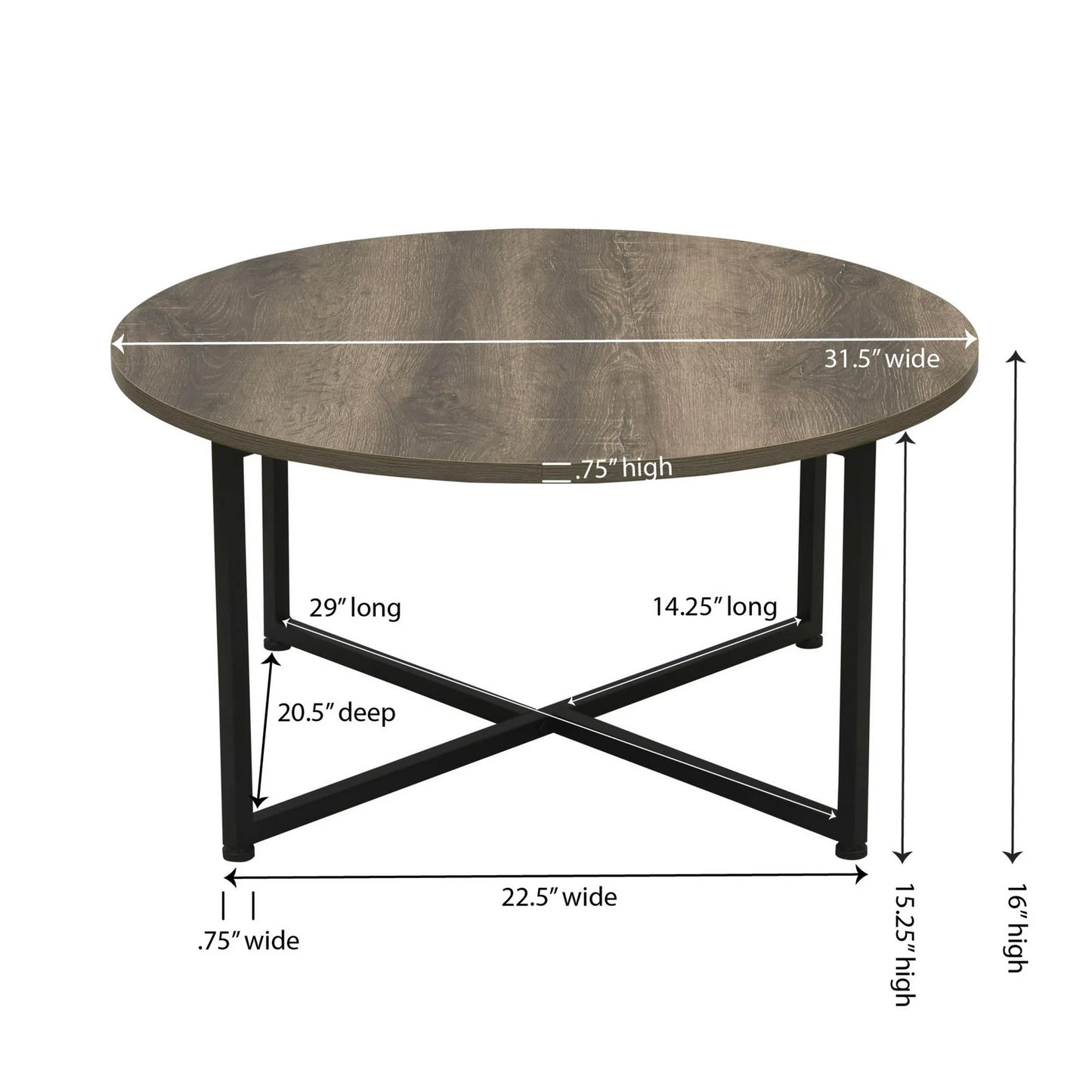 Singer Round Coffee Table