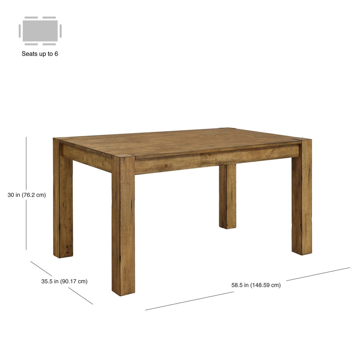 Bryant Solid Wood Dining Table