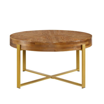 Mid Century Modern Round Coffee Table